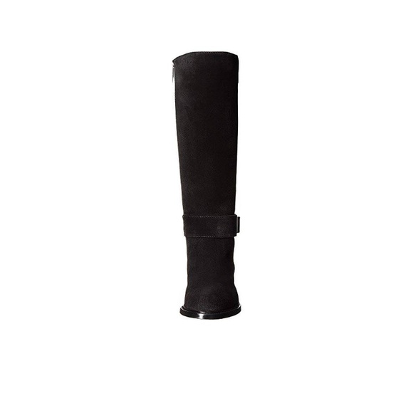 Aquatalia Giada black suede riding boots - Picture 6 of 7